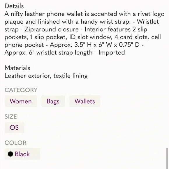 Marc by Marc Jacobs Classic Q Wingman Wristlet - Picture 11 of 11